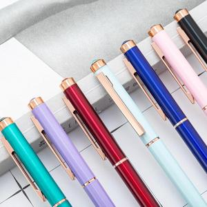 Wholesale Multi-Color Top Diamond Twist Metal Ballpoint <b>Pen</b> With Novel Business Custom Personal Logo Printed for Office Gift - Product Image 4
