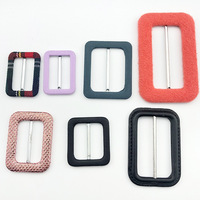 Métal en cuir personnalisé rectangulaire rond avec une boucle de couverture en tissu de ceinture imperméable à l'épingle