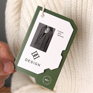 Tùy chỉnh cao cấp của phụ nữ quần áo treo thẻ Thiết kế sáng tạo cho hợp thời trang thương hiệu quần áo nhãn làm từ giấy bền - Product Image 3