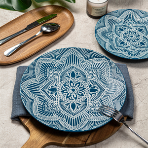 2025 nouveau Design moderne porcelaine vaisselle ensembles sans BPA 4 pièces ménage céramique Collection pour manger - Product Image 3