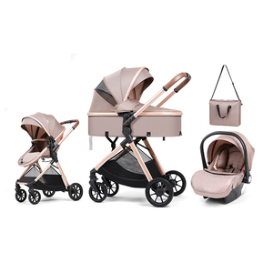 Passeggino 4-in-1 Purorigin all'Ingrosso, Telaio in Lega di Alluminio Pieghevole, <span class=keywords><strong>Carrozzina</strong></span> di Lusso a 4 Ruote per Neonati fino a 3 Anni - Product Image 5