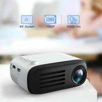 Miniproyector LED 2021 P para cine en casa, miniproyector para teléfono móvil, full hd, Halloween, 1080