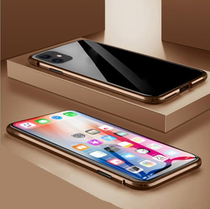 Adsorbimento magnetico Struttura In Metallo Doppio Lato Temperato Vetro di Copertura Del Telefono Mobile per il <span class=keywords><strong>iPhone</strong></span> <span class=keywords><strong>11</strong></span> Pro Caso di Max - Product Image 3