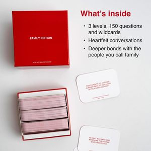 Jeux de cartes pour briser les glaçages pour les couples et les réunions de famille : Nous ne sommes pas des inconnus dans ces jeux de cartes à thème - Product Image 5
