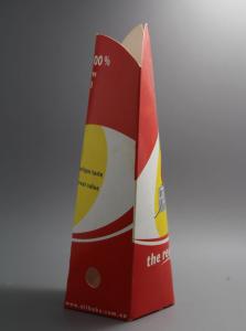 Caja de hamburguesas desechable roja con papel para hornear - Product Image 5