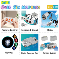 CAYI Kit de fonction sonore de capteurs personnalisés OEM & ODM Ensembles de blocs de construction Batterie moteur Télécommande Technic-Parts Brique LED