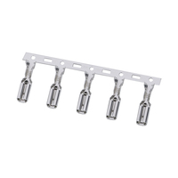 Borne de raccordement femelle non isolée en laiton étamé |   Automobile |   250V-600V |   Gamme de fils de 0,5 à 1,0 mm |   Largeur de languette de 2,5 mm |