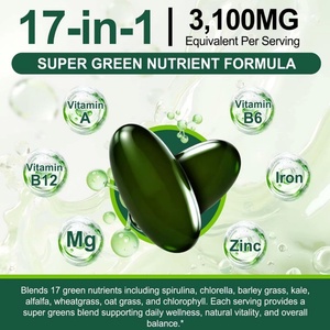 Espirulina y Chlorella de Alta Calidad de Marca Privada, Protección Antioxidante, Apoya el Bienestar Diario y la Salud Celular, Cápsulas Blandas - Product Image 6