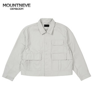 <span class=keywords><strong>Giacca</strong></span> da Lavoro Personalizzata per Uomo, 100% Cotone, Tasche Cargo, Resistente, Traspirante, <span class=keywords><strong>Oversize</strong></span>, Casual Primaverile, Abbigliamento Outdoor OEM ODM - Product Image 3