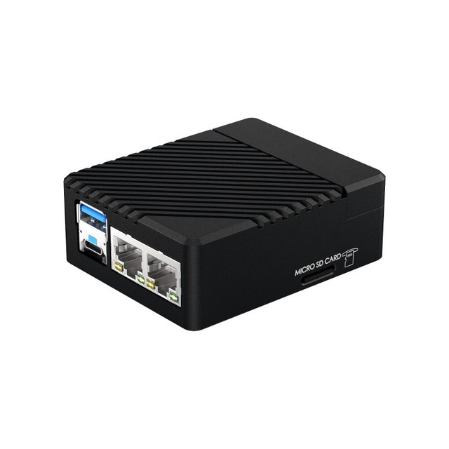 Mini Dual Gigabit Ethernet Base Board / Mini-Computer Kit Designed for Raspberry Pi Compute Module 5 (NOT Included)