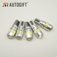 Canbus T10 5630 6SMD W5W 194 6 LED 5730 lentille 12V 24V lampe indicateur de voiture feux de stationnement automatique ampoules de dégagement lampe de largeur