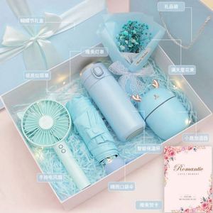 Nuevas Ideas 2022, Juego de Regalo de Ventilador de Vidrio con Humidificador, Logotipo Personalizado, Impresión en Serigrafía, Regalos para el Día de la Madre - Product Image 6