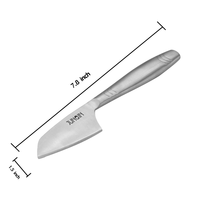 Couteau à fromage dur portable en acier inoxydable Jun Qin pour le camping et la restauration, modèle CP-7624