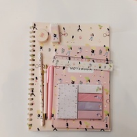 Mignon populaire livre papeterie ensemble enfants étudiants dos école bureau dessin utiliser livre ensemble fournitures scolaires cadeau