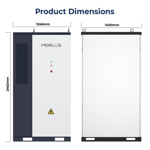 Precio de fábrica Durable 6000 Ciclos Vida útil más larga 400kW 325.6kWh LiFePO4 Gabinete de batería solar BESS para uso comercial - Product Image 4