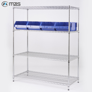MZG Chine, fabricant d'étagères métalliques robustes de qualité industrielle pour entrepôts, unités de stockage, étagères en fil chromé - Product Image 3