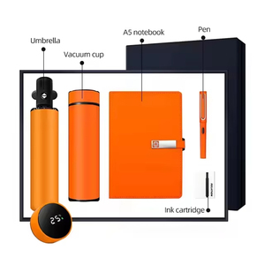Ensemble cadeau de bureau de luxe, nouveaux articles promotionnels, tasse isotherme, bloc-notes A5, stylo plume, recharge d'encre - Articles tendance - Product Image 5