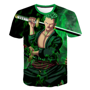 T-Shirt Anime con Personaggi Manga Giapponesi Stampate in 3D 100% Poliestere all'Ingrosso - Product Image 6