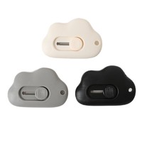 Couteau utilitaire miniature en plastique Haiju en forme de nuage de dessin animé créatif, lame en acier au carbone pour travaux manuels, bricolage, papeterie personnalisée