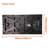 Panneau LED d'intérieur 128x64mm, Module matrice LED P10 P8 P6 P2 P2 P2