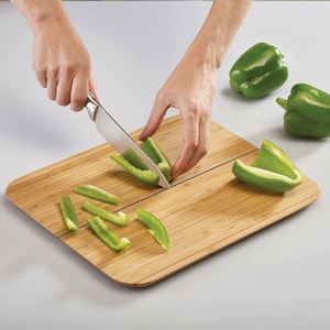 Blocs à découper de cuisine en bambou avec rainure de jus pour planches à découper les légumes pour une utilisation efficace dans la cuisine - Product Image 2