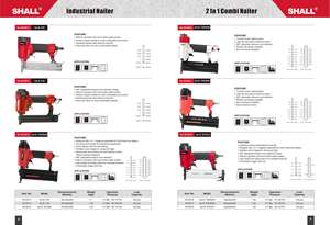 Cloueuse à charpente pneumatique <span class=keywords><strong>T50</strong></span> Pistolet à clous pour machine <span class=keywords><strong>Agrafeuse</strong></span> de calibre 20, <span class=keywords><strong>Agrafeuse</strong></span> de tapisserie <span class=keywords><strong>T50</strong></span> 5/16 "- 9/16" pour menuiserie - Product Image 5