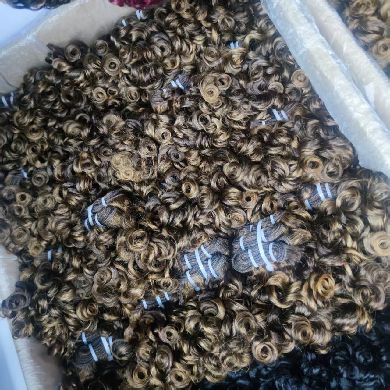 highlight human hair bundles