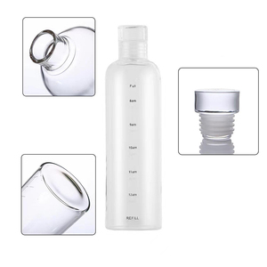 500ml 750ml 1000ml Alta calidad Único Personalizado Colorido Alto Borosilicato A prueba de fugas Deporte Fitness Botella de agua de vidrio - Product Image 5