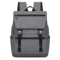 Sac à dos pour ordinateur portable écologique avec poches latérales, imperméable et durable, idéal pour l'école et les études quotidiennes