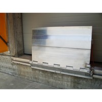 Rampa Deslizante TM PEDANE ES60B con Sistema de Rodamientos de Bolas, Rampa de Carga Manual de Aluminio para Vehículos Pequeños con Ruedas, Capacidad de 4000 kg