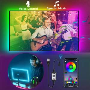 Bande LED à prix d'usine, Bluetooth, USB, intelligente, pour TV, éclairage d'ambiance, extérieure, étanche - Product Image 3