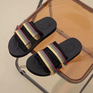 Estate con suola spessa Open Toe Casual <span class=keywords><strong>da</strong></span> esterno antiscivolo in PVC <span class=keywords><strong>sandali</strong></span> per <span class=keywords><strong>uomo</strong></span> e donna alla moda con chiusura in Velcro - Product Image 2