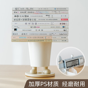 Pen Holder Storage Box Round Plastic Multifunctional <b>Rotatable</b> <b>Desk</b> Organizer For Office Student Use - Product Image 4