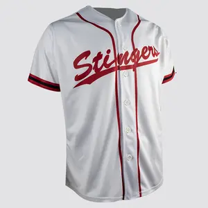 半袖格安空白野球ジャージー卸売昇華と刺繍世界野球ジャージーメーカー