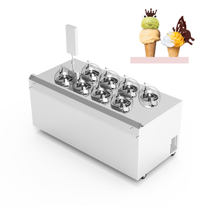 Miles Galaxy Pro V8 Front Bar-Type Tám Chậu Liên Tục Churning Hàng Loạt Tủ Đông Tất Cả Trong Một Thương Mại Ice-Cream Maker - Product Image 5