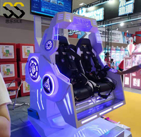 Venta caliente 360 grados 9D VR simulador de vuelo giratorio al aire libre VR cine simulador juegos que funcionan con monedas a precio de fábrica