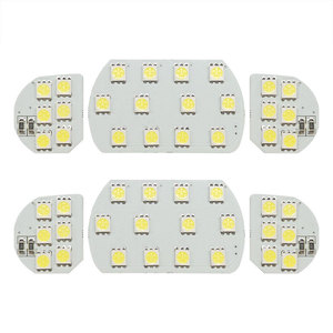 6 pièces <span class=keywords><strong>voiture</strong></span> dôme carte panneau lumineux à l'intérieur du toit lampe de lecture conseil <span class=keywords><strong>LED</strong></span> <span class=keywords><strong>ampoule</strong></span> éclairage remplacement pour Peugeot 307 308 408 3008 508 301 - Product Image 2