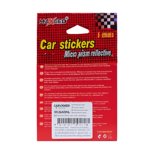 Autocollants de voiture Maxeed, micro-prismes réfléchissants, ruban rouge et blanc de 5 mètres pour la sécurité des véhicules - Product Image 2