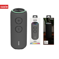 Enceinte Bluetooth personnalisée avec logo, étanche IPX7, TWS RGB, double stéréo 10W, TF AUX, appels mains libres, pour extérieur, cadeau