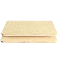 4 mm d'épaisseur 1250*2500 Taille Noyau complet de bouleau B/b B/bb Grades Colle environnementale de placage pour l'utilisation de jouets de découpe laser