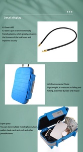 Bãi biển mật khẩu du lịch an toàn lưu trữ di động ngoài trời chống trộm không thấm nước kết hợp khóa hộp - Product Image 4