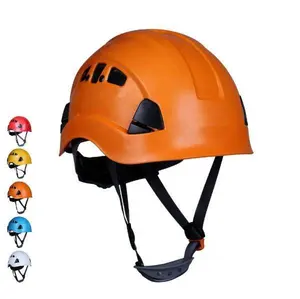 Een Stenen Professionele Rotsklimhelm Veiligheidsboom Boomborist Zipline Speleologie Abseilen Reddingshoofd Bescherming Helm