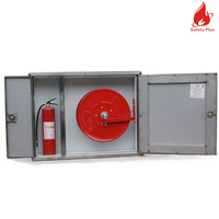 Armoire à Enrouleur de Tuyau d'Incendie en Acier Inoxydable à Double Porte Horizontale, Boîte à Incendie Extérieure, Équipement de Sécurité Incendie