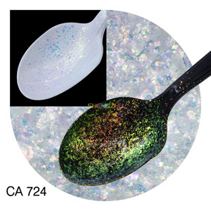 Vendedor caliente White Fairy Ice Pearl Chrome Pigment Shell Nails Dust Mirror Aurora Powder - Product Image 6