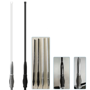 Antenne mobile 4G 6,5 dBi VHF/UHF double bande, antenne de communication en fibre de verre à ressort - Product Image 2