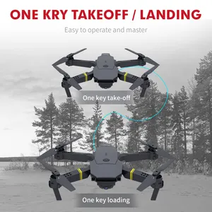 2020 חדש מיני Drone 4K 1080P HD מצלמה WiFi Fpv אוויר לחץ אחיזת גובה שחור ואפור מתקפל quadcopter RC Drone צעצוע
