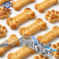 Four de cuisson tunnel entièrement automatique pour la production de snacks pour animaux, biscuits et gâteaux moelleux - Ligne de production de biscuits