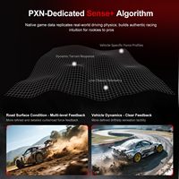 Volant et pédales PXN VD6 Bundle pour PC, moteur servo à entraînement direct 6 Nm, base, volant de course W AS pour PC