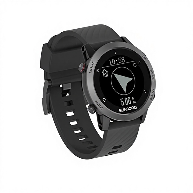 Men's Beidou GPS Customized Sports Heart Rate Monitor Watch T5 Waterproof for Running Cycling Swimming Mountaineering Barometer