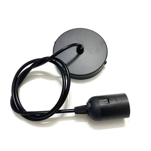 Support de lampe de plafond mural avec câble de <span class=keywords><strong>suspension</strong></span> pour ampoule, type bronze, cordon d'alimentation pour lampe - Product Image 4